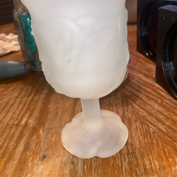 Vintage Avon frosted water goblets set of four - Picture 3 of 3